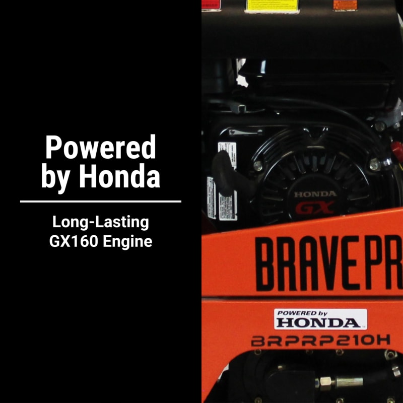 Brave Reversible Plate Compactor 15 In Wheel Kit Honda Gx160