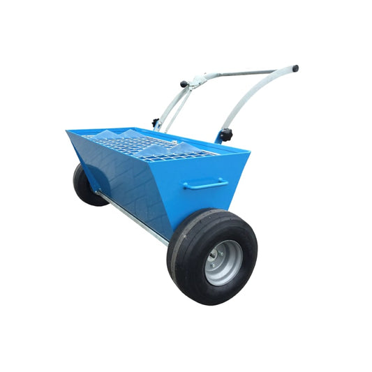 Bt Topping Material Spreader 220 Lbs Capacity Independent Axles