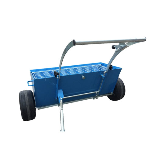 Bt Topping Material Spreader 220 Lbs Capacity Independent Axles