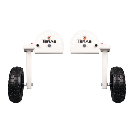 Teras | Landing Gear 48 In. Universal Trowel Wheel Kit | 10 In. Flat-Free Tires | TMC01