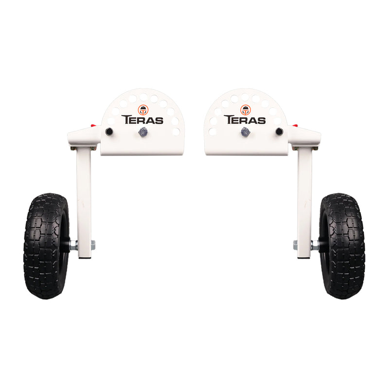 Teras | Landing Gear 48 In. Universal Trowel Wheel Kit | 10 In. Flat-Free Tires | TMC01