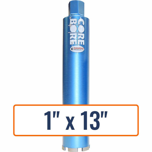 Diamond Products Star Blue 1" x 13" Wet Segmented Core Drill Bit with 5/8"-11 Hub Size