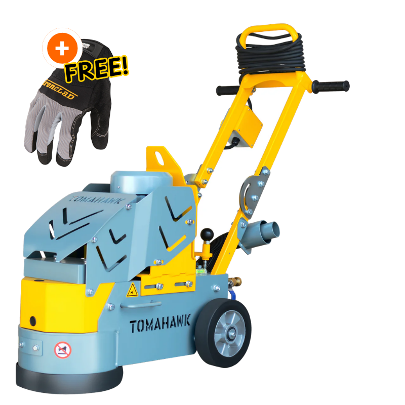 Concrete Floor Grinder – 10" Electric with 1.5HP Motor for Surface Prep