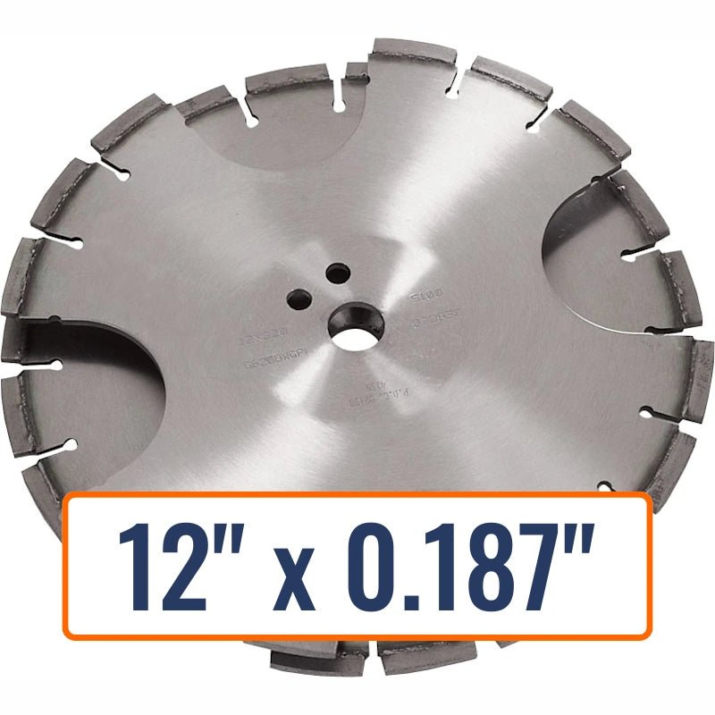 Diamond Products 12" x 0.187" Joint Cleaning Diamond Saw Blade with 1" Arbor Size