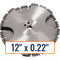 Diamond Products 12" x 0.22" Joint Cleaning Diamond Saw Blade with 1" Arbor Size