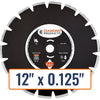 Diamond Saw Blades - Premium Black Segmented Dry Walk Behind Blades
