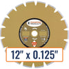 Asphalt Diamond Blade - Standard Gold Segmented Dry Walk Behind Blades