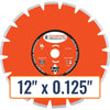 Concrete Saw Blades - Heavy Duty Orange Segmented Dry Walk Behind Blades