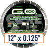Turbo Diamond Blade - G.O. Grain Organized High Speed Turbo Blade