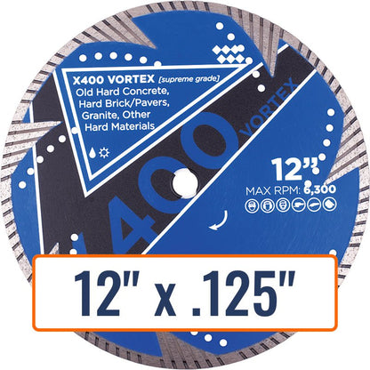 Diamond Vantage 12" x .125" Diamond Saw Blade for Hard Materials