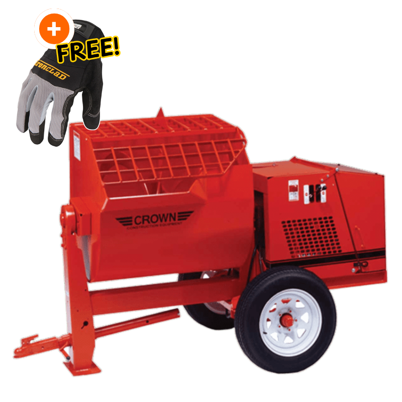 12 Cu Ft Mortar/Plaster Mixer Honda Gas Engine | Hydraulic Drive/Dump | Highway Towable