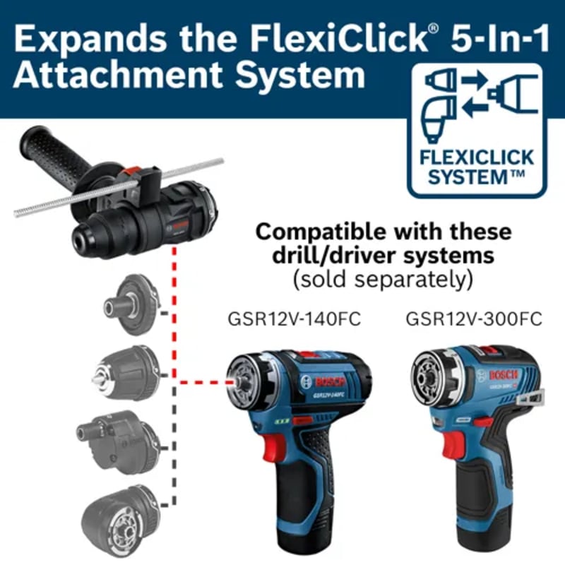 12V Max Drill/Driver with 5-In-1 Flexiclick® System with (2) 2.0 Ah Batteries