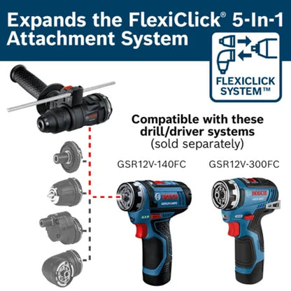 12V Max Drill/Driver with 5-In-1 Flexiclick® System with (2) 2.0 Ah Batteries