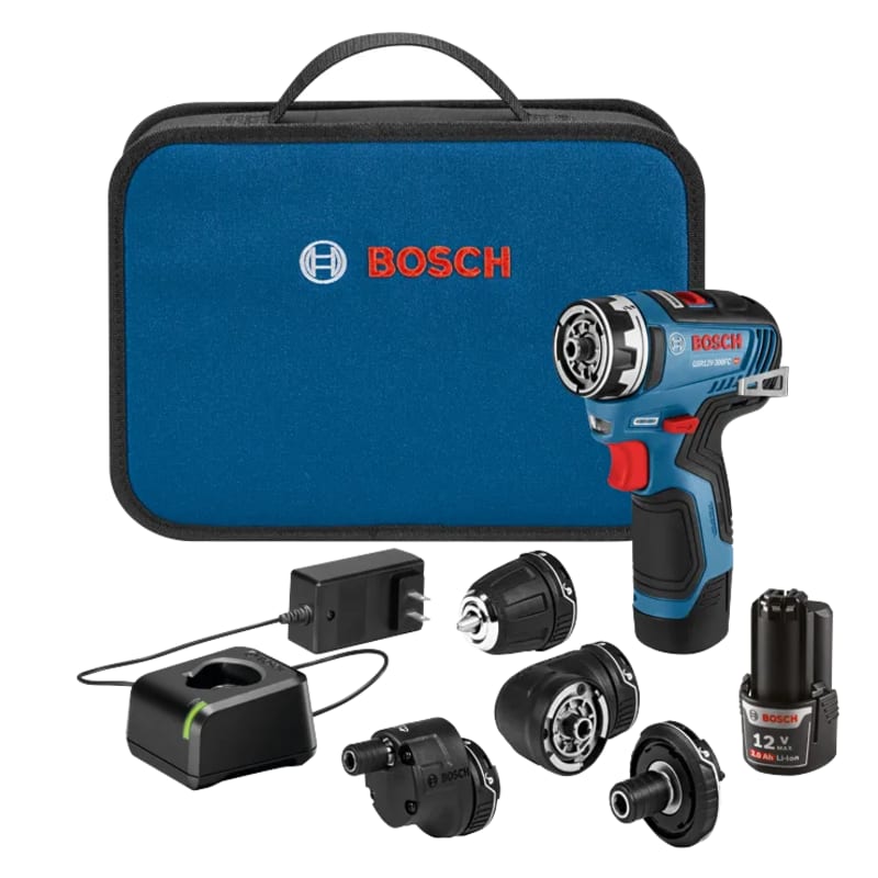 12V Max Drill/Driver with 5-In-1 Flexiclick® System with (2) 2.0 Ah Batteries