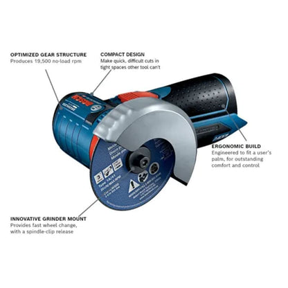 12V Max Brushless 3 In. Angle Grinder (Bare Tool)
