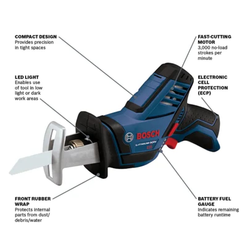 12V Max Pocket Reciprocating Saw (Bare Tool)