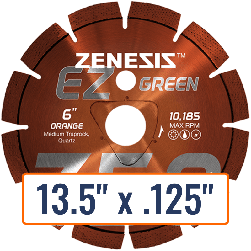 Diamond Vantage 13.5" x .125" Green Concrete Diamond Saw Blade