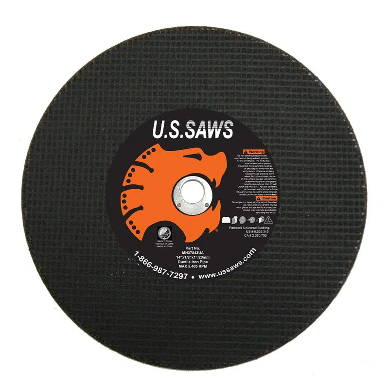 14″ Abrasive Blade For Ductile Iron