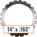Diamond Vantage 14" x .165" Ring Saw Blade for cutting concrete - X200 - Drive (1 bond
