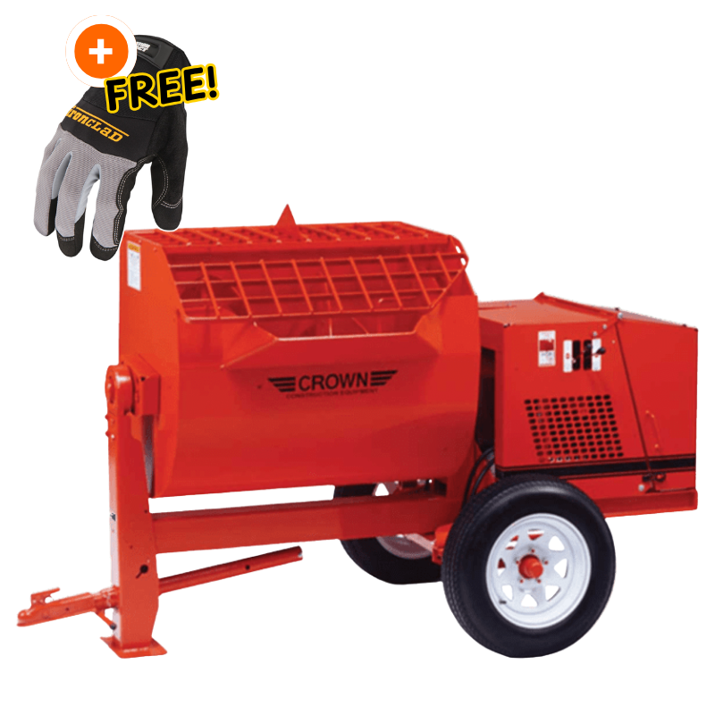 16 Cu Ft Mortar/Plaster Mixer Baldor Electric Motor | Hydraulic Drive/Dump | Highway Towable