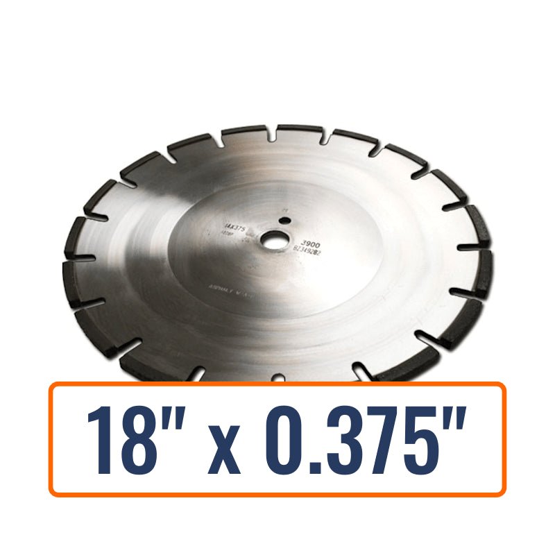 Diamond Products 18" x 0.375" Traffic Loop Diamond Saw Blade for Asphalt and Concrete cutting