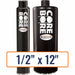 Diamond Products 1/2" x 12" Premium Black Wet Segmented Core Drill Bit for General Purpose - 5/8"-11 Hub Size