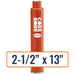 Diamond Products 2-1/2" x 13" Wet Segmented Core Drill Bit for General Purpose - 1-1/4"-7 Hub
