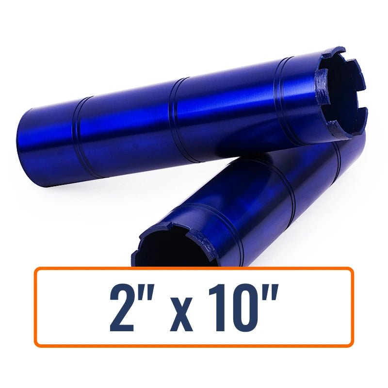 Diamond Vantage 2" x 10" Precast Concrete Core Drill Bit with 5/8"-11 Hub