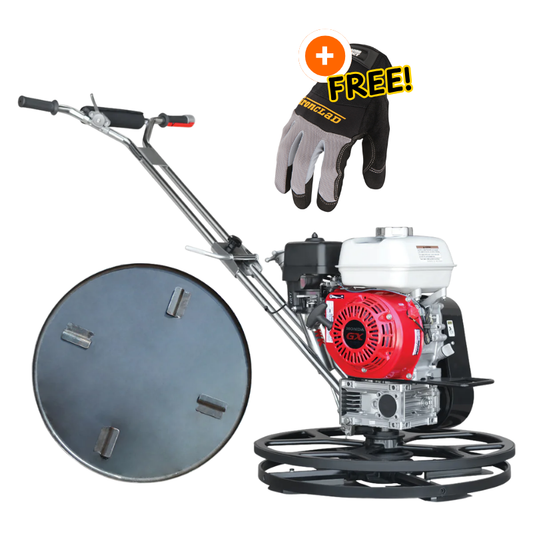 Edger Power Trowel – 24" Blade, 5.5HP Honda, 130 RPM