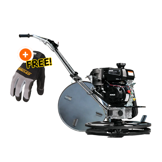 Edger Power Trowel - 24" - Kohler 6Hp - 120 Rpm