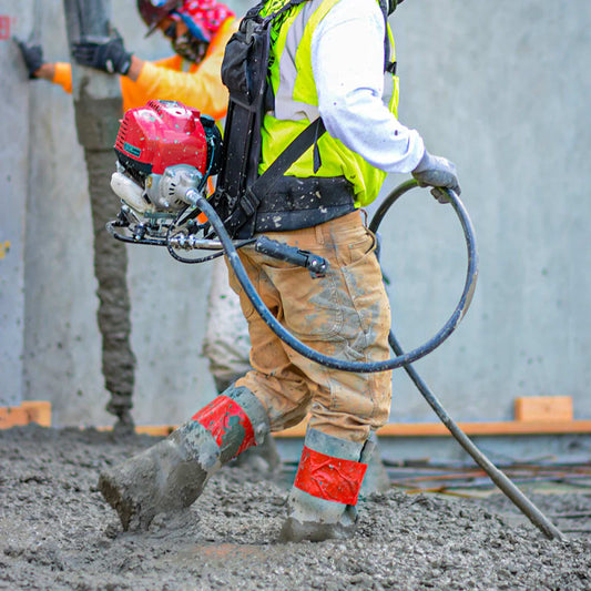 2HP Honda Concrete Vibrator with Flex Shaft Cable Whip Backpack