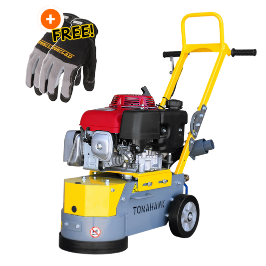 10" Honda Concrete Floor Grinder 10HP GXV390 Motor for Smoothing, Floor Prep, Coatings