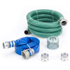 4-Inch Trash Pump Hose Kit Heavy-Duty Suction and Discharge Set
