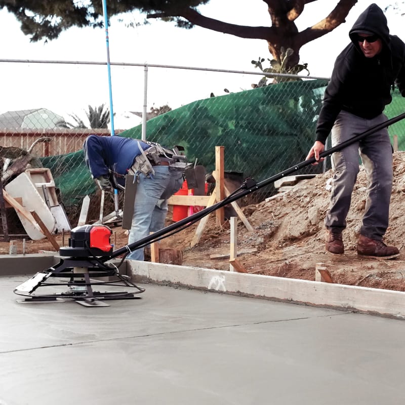 30" Battery-Powered Portable Power Trowel with 18ft Bull Float Handle eJXPT30-10