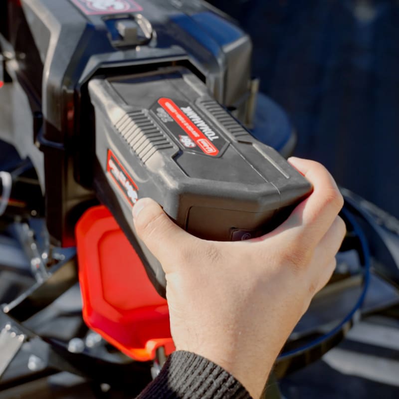 30" Battery-Powered Portable Power Trowel with 18ft Bull Float Handle eJXPT30-3