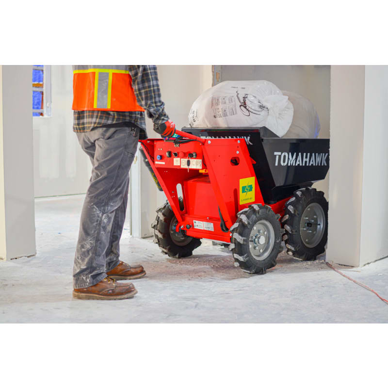 30" Concrete Power Buggy Electric Battery Mini Dumper 660-lb. Bucket Capacity TBUGGY300e-9