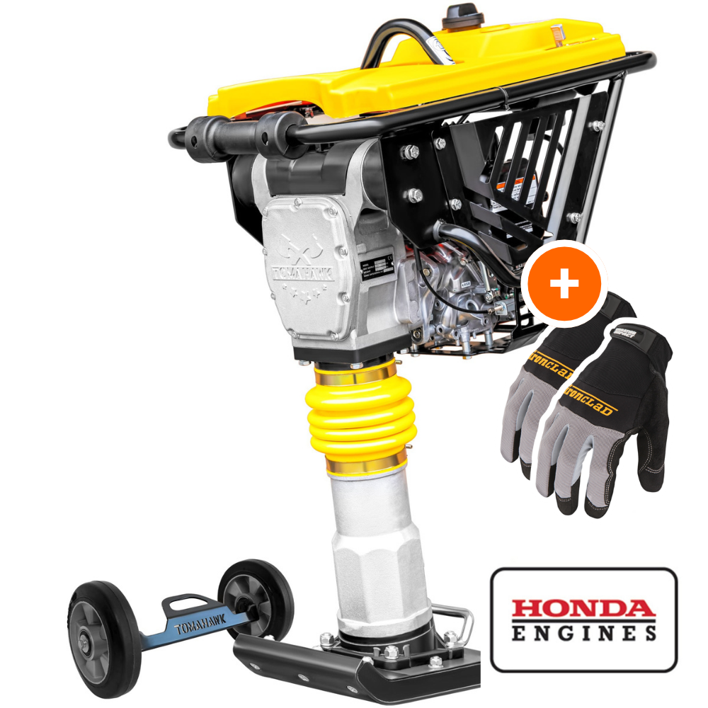 3 HP Honda Vibratory Rammer Tamper with Honda GX100 Engine 3350 lbs/ft