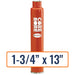 Diamond Products 1-3/4" x 13" Wet Segmented Core Drill Bit for General Purpose, Open End Hub