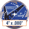 Diamond Tip Circular Saw Blade - X400 VORTEX - Hard Material