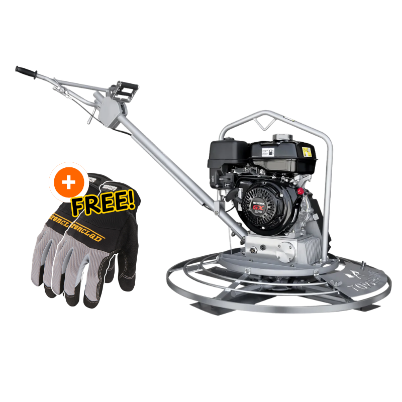 46" Honda Concrete Fast Pitch Power Trowel with 13HP Honda GX390 Finishing Blades Finishing Tool