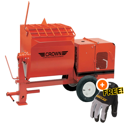 4 Cu Ft Mortar Mixer Baldor Electric Motor | Tow Optional