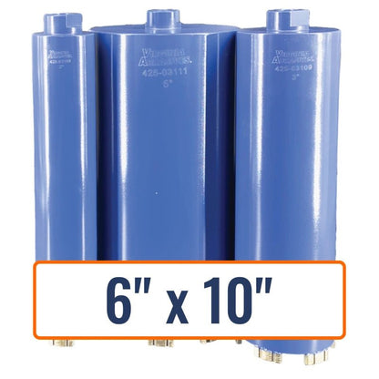 Virginia Abrasives 6" x 10" Masonry Core Drill Bit with 5/8"-11 Hub for Brick, Concrete, and Masonry
