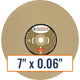 Diamond Products 7" x 0.06" Wet Tile Blade for Ceramic, Fiberglass, Soft/Porous tiles