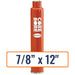 Diamond Products 7/8" x 12" Wet Segmented Core Drill Bit with 5/8"-11 Hub - General Purpose