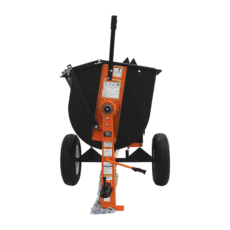 Brave Mortar Mixer with 8 cubic foot poly drum, Honda GX240 engine, and safety features for efficient concrete mixing.