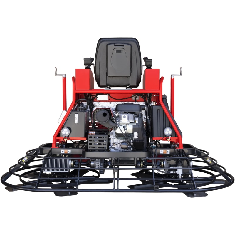 8 Foot Ride-On Concrete Power Trowel with 35HP Vanguard Engine