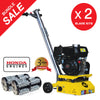 8" Gas Concrete Scarifier Planer Grinder with 5.5 HP Honda Engine Blade Bundle