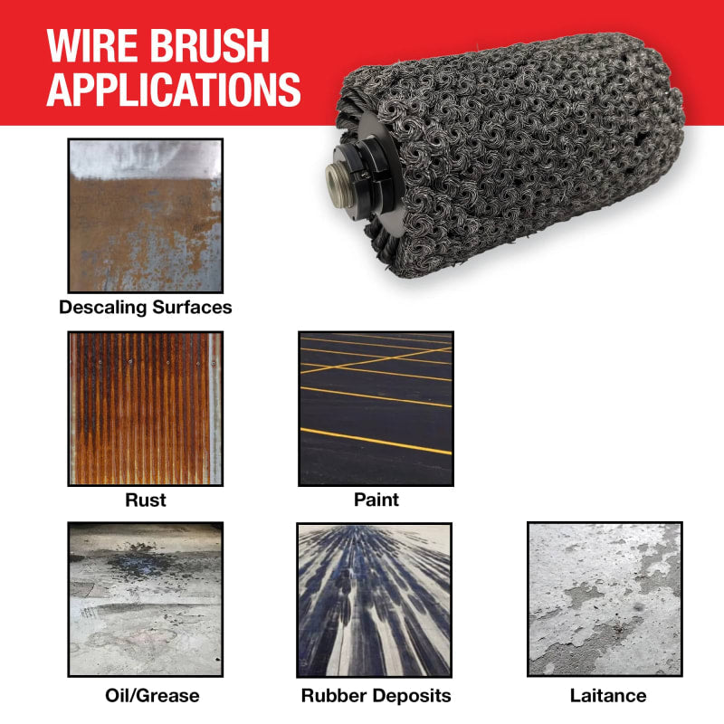 8" Gas Concrete Scarifier Planer Grinder with 5.5 HP Honda Engine Blade Bundle