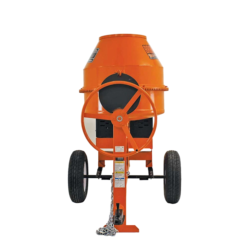 Brave Honda GX270 9 cubic feet cement mixer for professional concrete construction workers. Built for durability and efficien