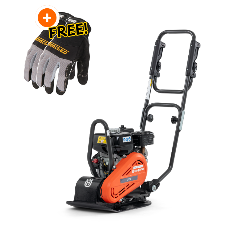Husqvarna Forward Plate Compactor LF 50 L | 320 mm | Honda | GXR12 Free Gloves